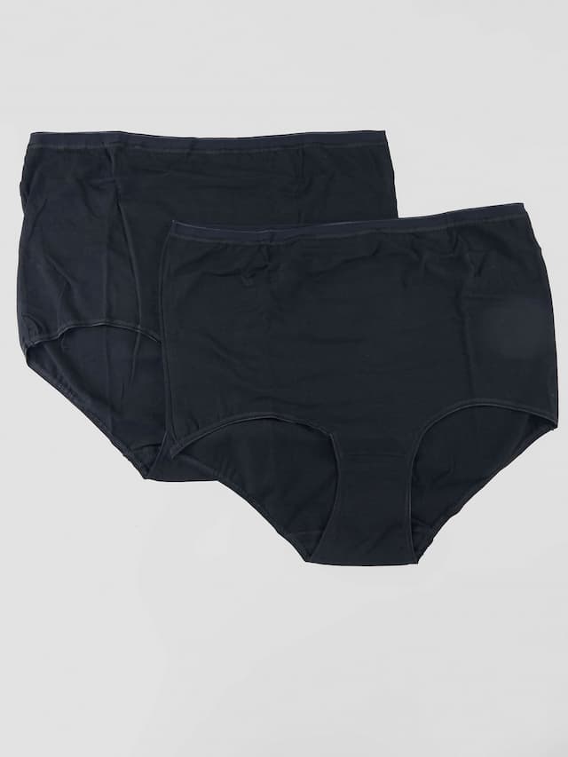 Ladies Cotton Brief Panty - Black