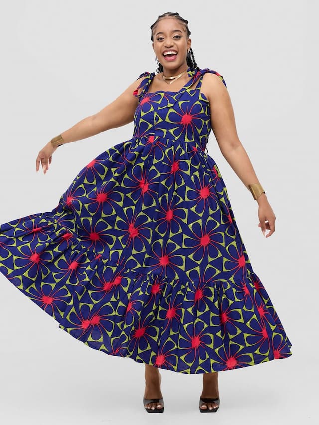 Akinyi Dress - Purple