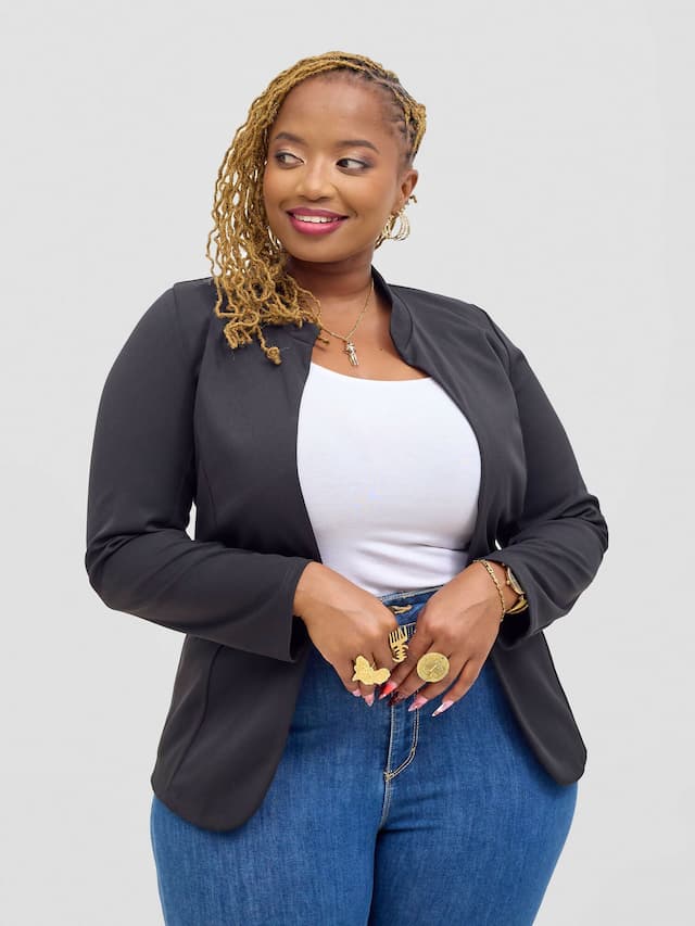 Silver Leaf Official Blazers (With Collar) - Black