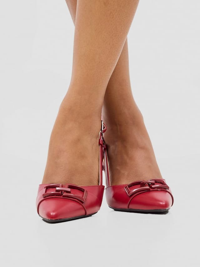 Nine West Alyn Slingback Heel - Red