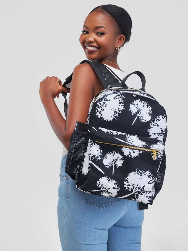 Thandi Backpacks - Black / White