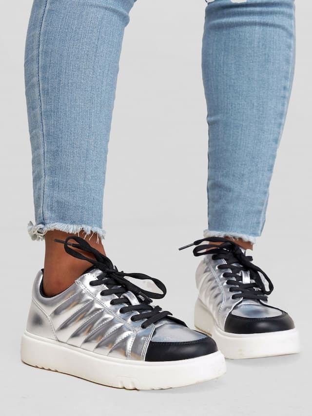 Nine West Semmey Sneaker - Silver