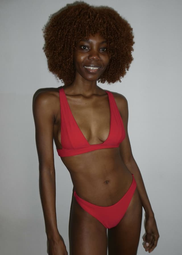 Paxwear V-Cut Red Bikini - Red