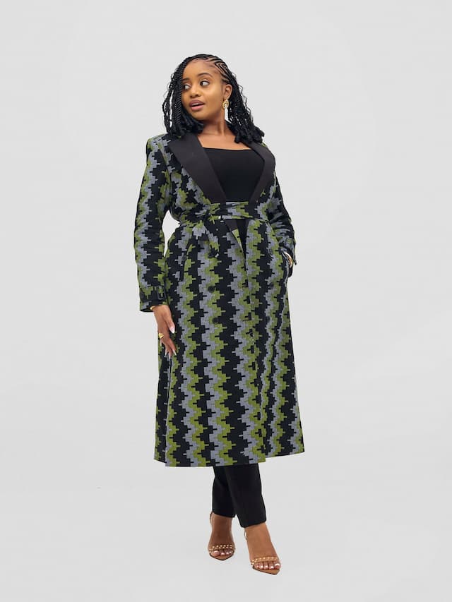 Sbv Ankara Trench Coat - Green