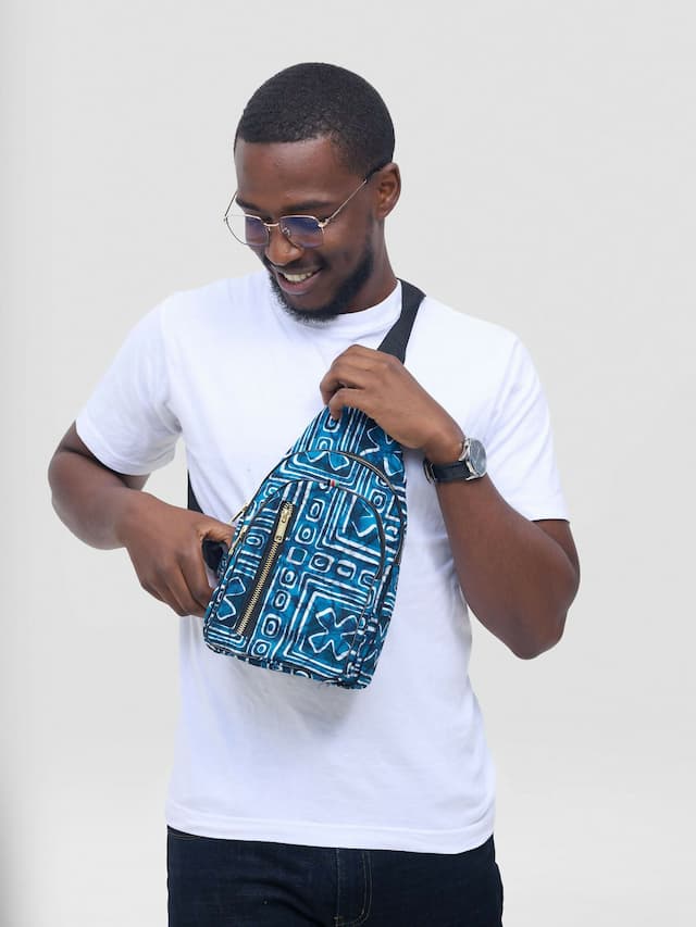 Taji Crossbody Bag - Blue