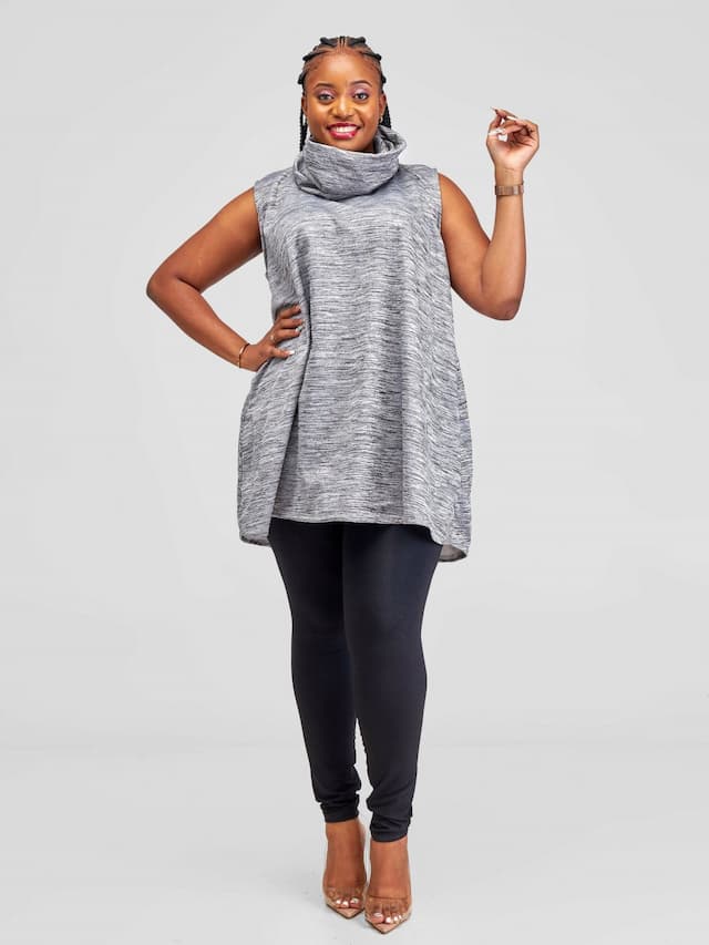 Timyt Urban Wear Breeze Chic Poncho - Grey