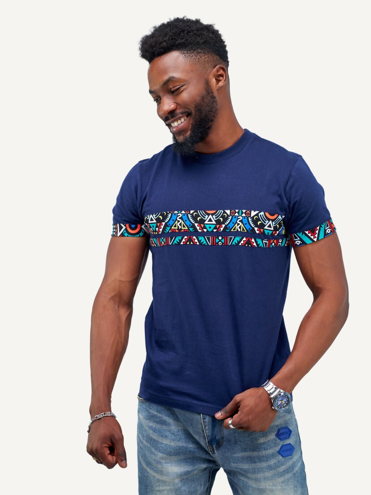 Kitu Kali Premium T- Shirt - Navy Blue