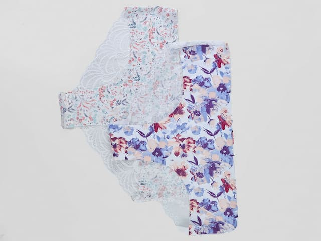 Invisible 2pk Hipster Panty - Floral