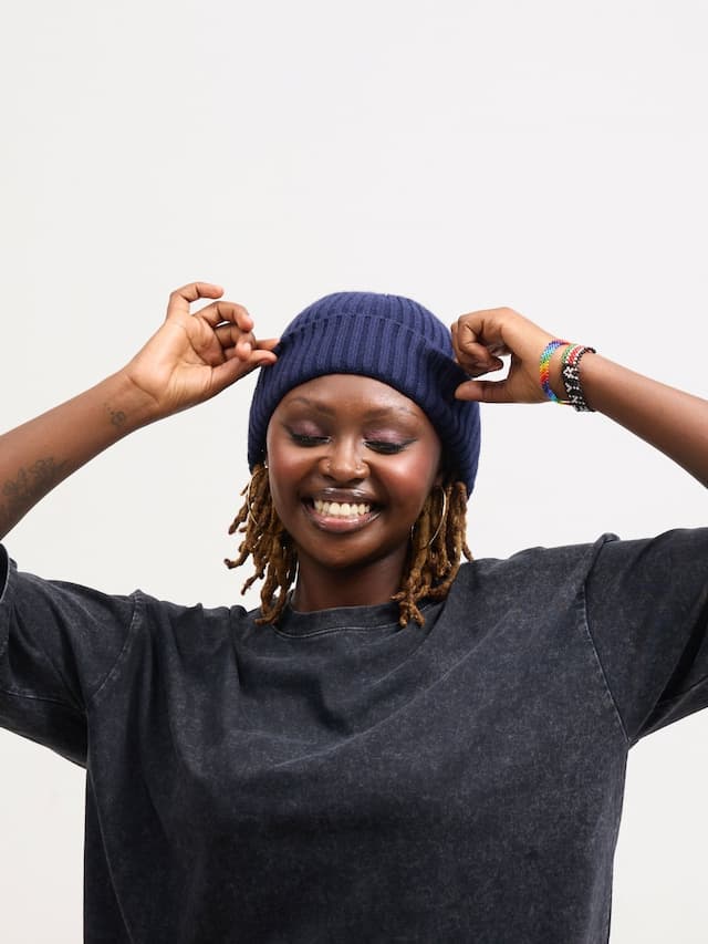 Nairodrip Fisherman's Beanie - Navy Blue