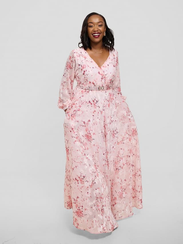 Kakiba Collections Yvonne Dress - Pink