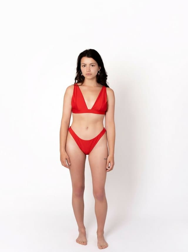 Paxwear V-Cut Red Bikini - Red