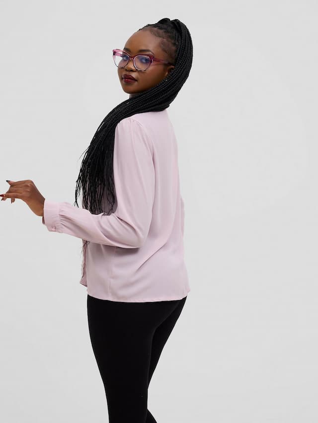 The Fashion Frenzy Blouse Top - Pink