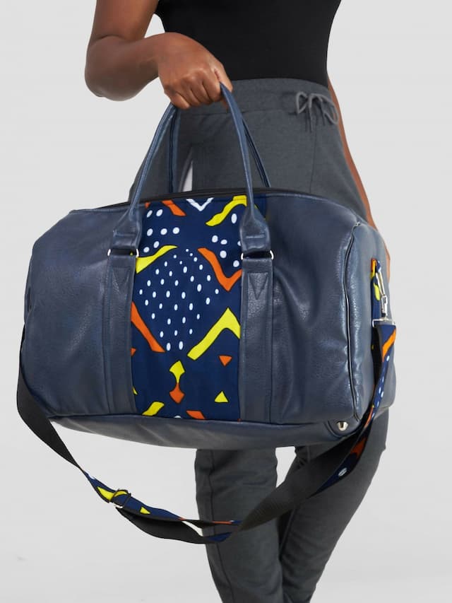 Rafiki Threads Duffle Bag - Navy Blue