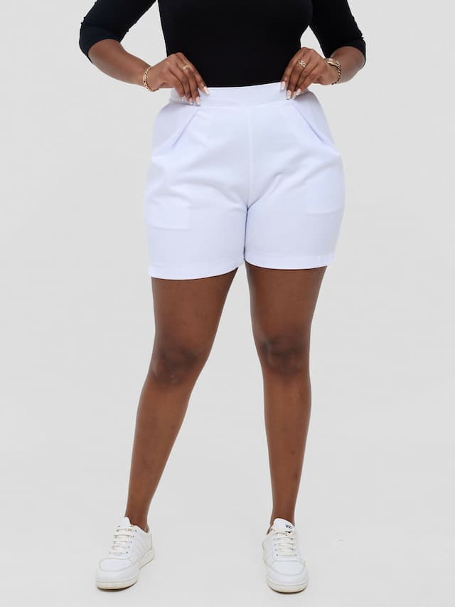 Hot Ruba Shorts - White