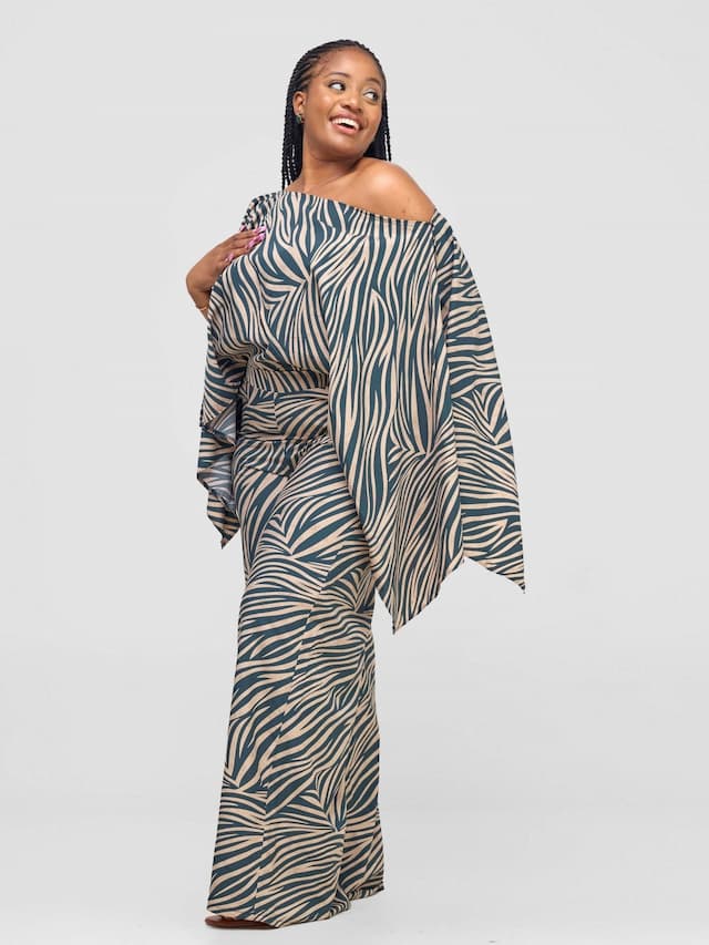 Liliadly Panther Pant Set - Green