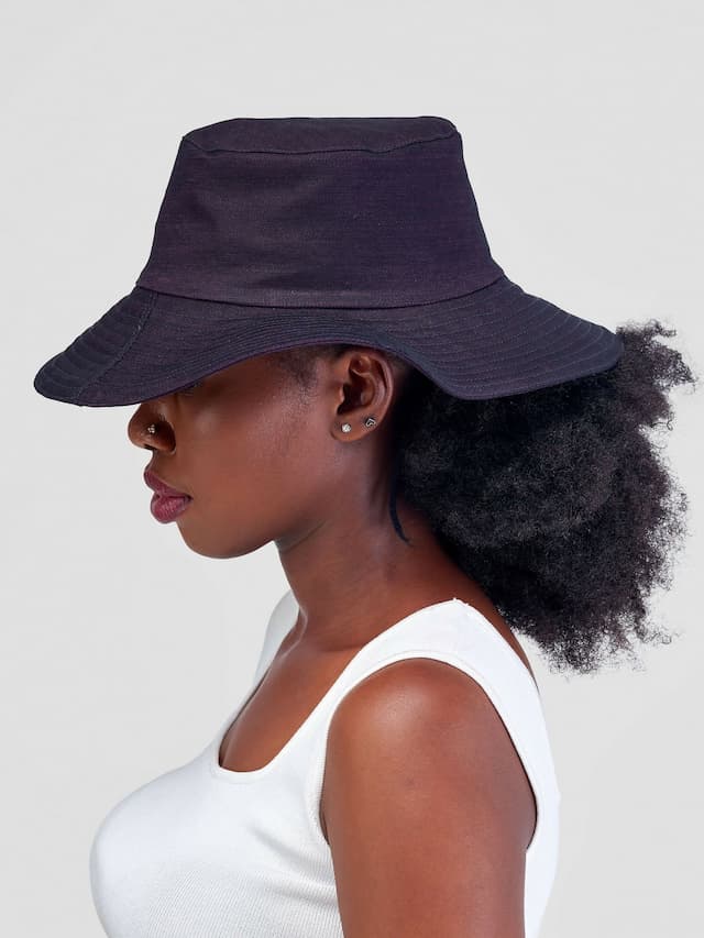 Afristar by Joyleen Backet Hat - Navy Blue