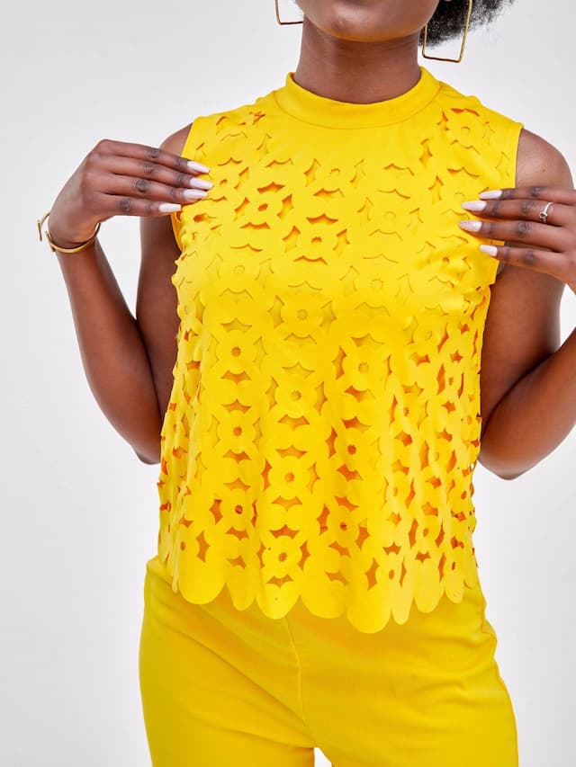 Flora Two Piece - Yellow