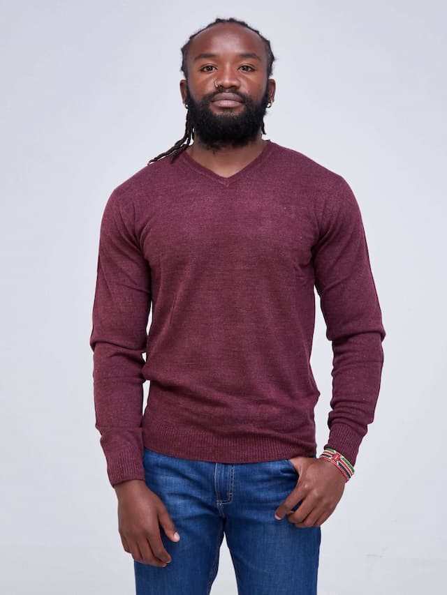 Free Size Cardigan - Maroon