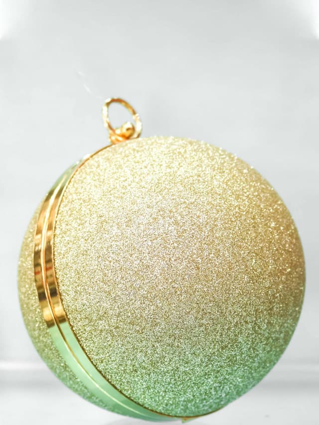 Glitter Clutch - Gold